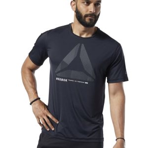 Reebok One Series Training ACTIVCHILL Move T Shirt Herren - Schwarz - DE 289-BQJ